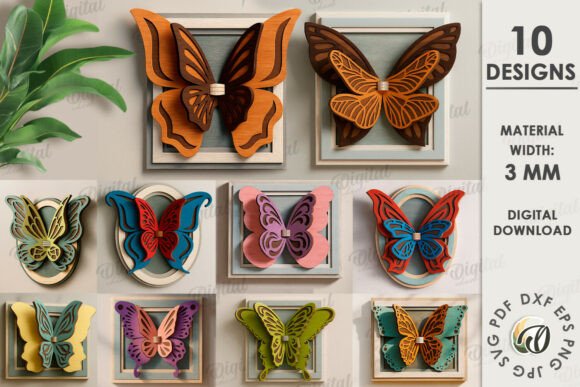 3D Butterfly Wall Decors Bundle Laser: A Designer’s Review