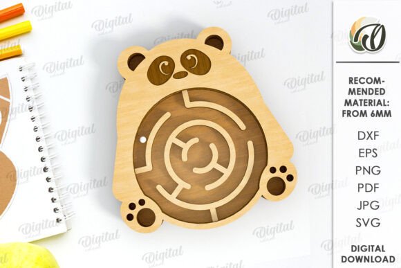 3D Kids Maze Toy Lasercut. Bear SVG: Laser Cutting and Other Toys Amp