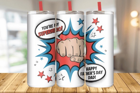 3D Worlds Best Dad Tumbler Wrap Graphics for Modern Content