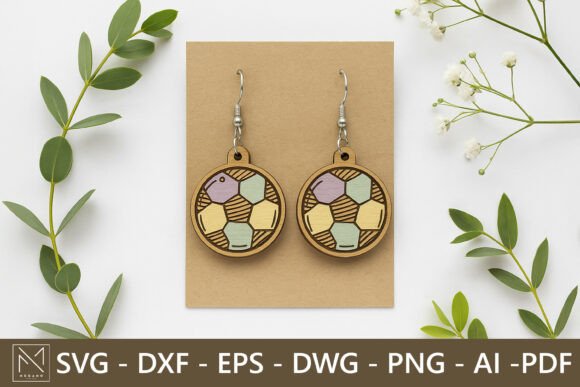 Astel Soccer Earrings SVG: Laser Cutting and Earrings Design Review