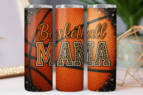 Basketball Mama 3d Tumbler Wrap 20oz Png Graphics and Tumbler Wraps