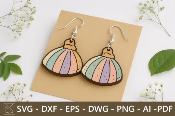 Beach Ball Earrings SVG File Review