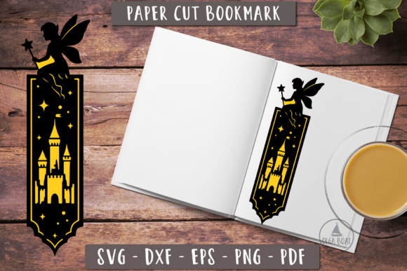 Fairy Bookmarks SVG 3d Fantasy Cutting Graphics and Crafts