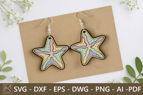 Starfish Earrings Laser Cut Review