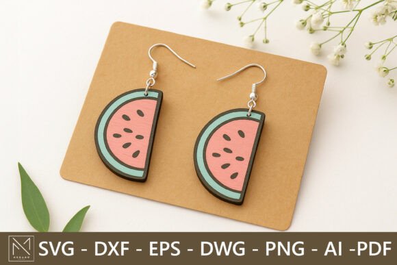 Watermelon Slice Earrings Design Review